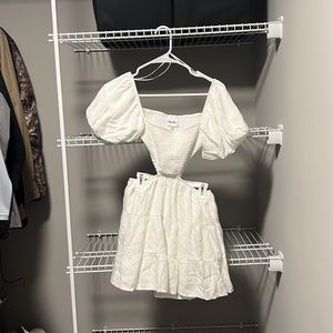 NWT * Style Moon White Cutout Dress Size Small